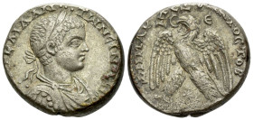 Elagabalus, 218-222 Tetradrachm Antiochia circa 218-222 - From the Tenby collection. Sold with original collector’s ticket.