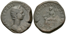 Orbiana, wife of Severus Alexander Sestertius Rome 225