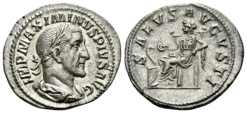 Maximinus I, 235-238 Denarius Rome circa 235-236, AR 20.60 mm., 3.39 g.
IMP MAX...