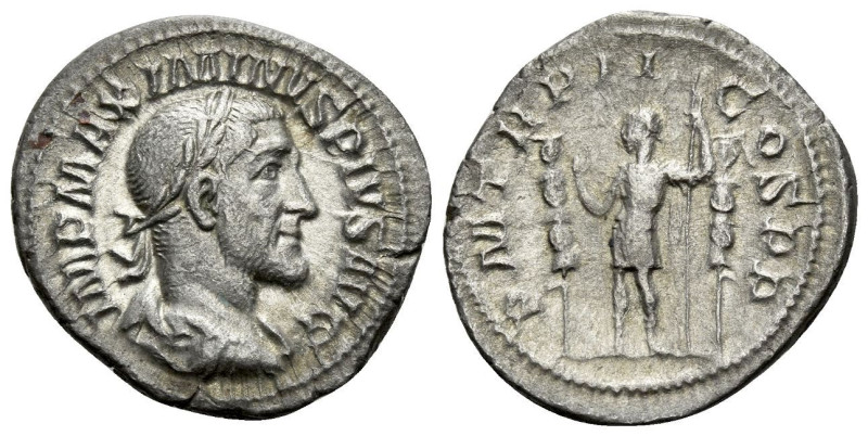 Maximinus I, 235-238 Denarius Rome circa 237, AR 19.70 mm., 2.67 g.
Laureate, d...