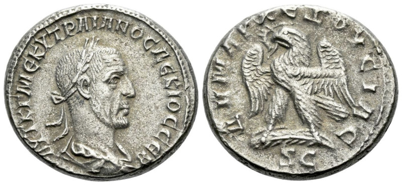 Trajan Decius, 249-251 Tetradrachm Antiochia circa 249-251, AR 27.00 mm., 12.49 ...