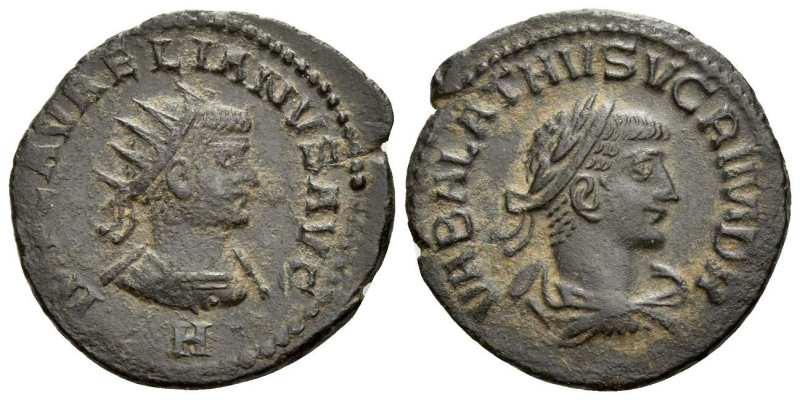 Aurelian and Vabalathus, 270-275 Antoninianus Antiochia circa 270-275, billon 20...
