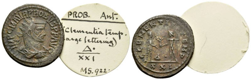 Probus, 276-282 Antoninianus Antiochia circa 276-282, billon 21.00 mm., 4.45 g....