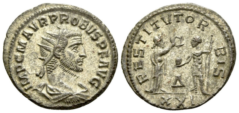 Probus, 276-282 Antoninianus Antiochia 276-282, billon 18.00 mm., 3.41 g.
Radia...