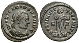 Licinius, 308-324 Follis Londinium circa 314 - Sold with original collector's ticket.