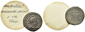 Constantine I, 307-337 Follis Treveri 319 - Privately purchased from Baldwin. Sold with original collector's ticket.
