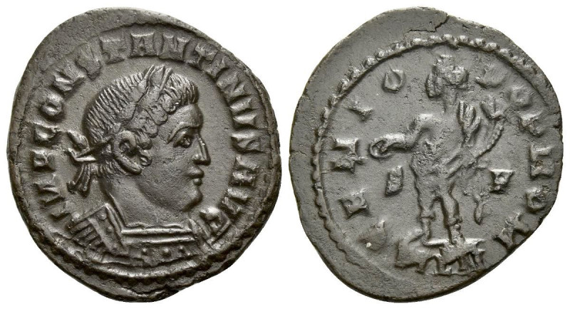 Constantine I, 307-337 Follis Londinium 315-316, Æ 21.00 mm., 3.67 g.
Laureate ...