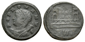 Constantine I, 307-337 Commemorative Series. Reduced follis Constantinople circa 330 - Privately purchased from Harlan J. Berk in 2013.