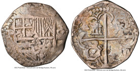 Philip II Cob 4 Reales ND (1578-1595) P-B VF30 NGC, Potosi mint, Cal-525. 13.08gm. Accompanied by the original collector envelope. HID09801242017 © 20...