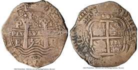 Philip IV Cob 8 Reales 1653 P-E-PH XF40 NGC, Potosi mint, KM21, Cal-1503. 27.00gm. A charming mid-grade offering boasting strong centering and detail ...