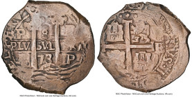 Charles II Cob 8 Reales 1673 P-E XF40 NGC, Potosi mint, KM-R26, Cal-704. 27.36gm. Accompanied by the original collector envelope. HID09801242017 © 202...