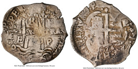 Charles II Cob 8 Reales 1676 P-E XF40 NGC, Potosi mint, KM26, Cal-708. 23.00gm. Accompanied by the original collector envelope. HID09801242017 © 2024 ...