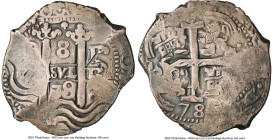 Charles II Cob 8 Reales 1678 P-E VF35 NGC, Potosi mint, KM26, Cal-711. 27.65gm. Accompanied by the original collector envelope. HID09801242017 © 2024 ...