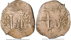 Charles II Cob 8 Reales 1681 P-V XF40 NGC, Potosi mint, KM26, Cal-719. 24.21gm. Accompanied by the original collector envelope. HID09801242017 © 2024 ...
