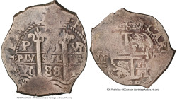 Charles II Cob 8 Reales 1688 P-VR XF40 NGC, Potosi mint, KM26, Cal-730. 27.08gm. Accompanied by the original collector envelope. HID09801242017 © 2024...