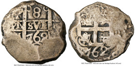Charles III Cob 8 Reales 1762 P-V/Y VF25 NGC, Potosi mint, KM45, Cal-1138. 26.80gm. Accompanied by the original collector envelope. HID09801242017 © 2...