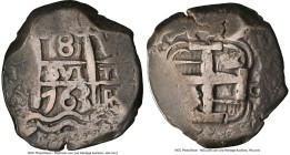Charles III Cob 8 Reales 1763 P-V/Y VF30 NGC, Potosi mint, KM45, Cal-1139. 26.48gm. Accompanied by the original collector envelope. HID09801242017 © 2...