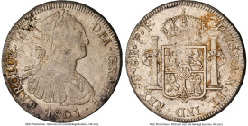 Charles IV 8 Reales 1801 PTS-PP AU53 NGC, Potosi mint, KM73, Cal-1005. A better preserved example than most for this more difficult date. Accompanied ...