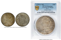 Charles III 8 Reales 1776 LM-MJ VF Details (Cleaned) PCGS, Lima mint, KM78, Cal-1042. Accompanied by an old collectors flip. HID09801242017 © 2024 Her...