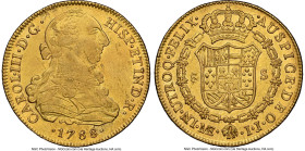 Charles III gold 8 Escudos 1788 LM-IJ AU Details (Obverse Cleaned) NGC, Lima mint, KM82.1a, Cal-1953, Onza-716. HID09801242017 © 2024 Heritage Auction...