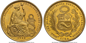 Republic gold 50 Soles 1950 MS62 NGC, Lima mint, KM230, Fr-79. HID09801242017 © 2024 Heritage Auctions | All Rights Reserved www.HA.com/TexasAuctionee...