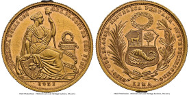 Republic gold 50 Soles 1951 UNC Details (Mount Removed) NGC, Lima mint, KM230, Fr-79. HID09801242017 © 2024 Heritage Auctions | All Rights Reserved ww...