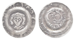 Nürnberg, Reichsmünzstätte, Pfennig (0,81g), 1268-1273, Ludwig II. (der Strenge) von Bayern. Av: Brustbild mit kronenartiger Bedeckung im Wulstring, a...