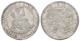Taler, 1583, Erzherzog Karl, Graz, vgl. Voglhuber 78 (dieser Jahrgang nicht gelistet), wz. Schrötlingsfehler, kl. Randfehler, vz.