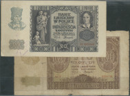 Generalgouvernement Polen, Set 6 St.: 20 und 100 (Marca) Zlotych 1.3.1940 und 1, 2, 5 und 50 (Sierpnia) Zlotych 1.8.1941. Ro. 575, 577, 579-582. nur R...