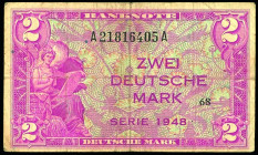 2 DM 1948 (3x), Serie A/A Ro. 234 a, Erh. III.