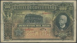 Brasilien, Caixa de Conversao, 200 Mil. Reis 6.12.1906, Pick 98. IV/F.
