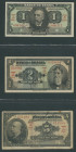 Brasilien, Banco do Brazil, Lot 6 Stk..; 1 Mil. Reis L1923 1A (II); 2 Mil. Reis L.1923 E1A (II); 5 Mil. Reis L1923 E1A (V); 5 Mil. Reis L.1923 E2a (V)...
