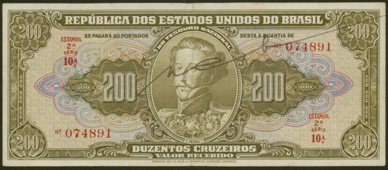 Brasilien, Republica Dos Estados Unidos do Brasil, 1949-60, Set 9 Stk.: 5, 10, 2...