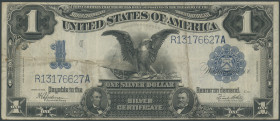 USA, 1 Dollar 1899, Silver Certificate, Ser. R13176627A, bst. C- Philadelphia, Sign. Speelmann-White, P. 338c, F-236, Erh. IV+/F.