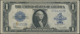 USA, 1 Dollar 1923, Silver Certificate, Ser. D7142503B, Sig. Speelmann-White, F-237, Erh. III/VF.
