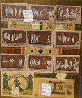 Deutschland, Album hochwertige Sammlung Notgeld Serienscheine Michendorf-Xanten 1921-22, katalogisiert nach K. Lindmann, ohne Entnahmen: Enthalten sin...