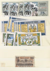 Deutschland, 1917-1922, Sammlung Notgeld städtische Serienscheine nur mit Buchstabe "B" in zwei Herlitz Ordnern, ca. 2.350 Stk. Vorhanden sind viele v...