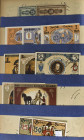 Deutschland, älteres Album mit Serienscheinen zw. 1918-1922, ca. 1050 Stk., alphabetisch sortiert. Darunter besssere wie Bernburg (Grab. 95.2), Fürste...