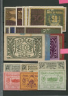 Österreich, Album Notgeld 1920-1921, über 1500 St., viele vollständige Serien und seltene Ausgaben wie: Neumarkt (K& K S663b); Kirchberg. a.D. (K&K S4...
