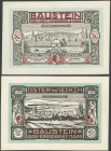 Osterwieck, Ledergeld, 2 St: 50 und 100 Mark 1.5.1922. Grab.354 (II) und 360 (I).