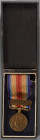 Japan, Medaille für den Zwischenfall 1937, Bronze, am Band, im Etui mit silberner Aufschrift, Etui beschädigt, dazu Verleihungsurkunden, Urkunden gefa...