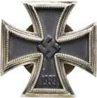 Eisernes Kreuz 1939 1. Klasse, magnetisch, flach, an Schraubscheibe, auf Schraubscheibe rückseitig mit Hersteller "L/58" für die Firma Rudolf Souval, ...