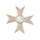 Kriegsverdienstkreuz 1. Klasse, mit Hersteller "4" auf Nadel für die Firma Steinhauer & Lück Lüdenscheid, OEK 3834, Zustand 2.
