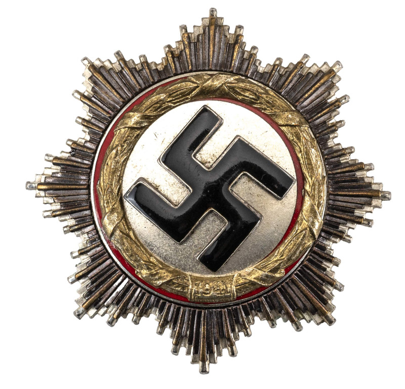 Deutsches Kreuz in Gold, Cupal/Tombak versilbert/vergoldet, leichte Ausführung 4...