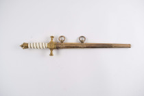 Kaiserliche Marine, Dolch für Offiziere, beidseitig geätzte Klinge, mit Hersteller "Original Eickhorn Solingen", Ausführung mit weißem Griff mit intak...
