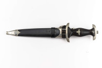 Schutzstaffel (SS) Dienstdolch M 33, Klinge mit Herstellerzeichen für die Firma Heinrich Böker Solingen, seltener Hersteller, frühe Fertigungsperiode,...