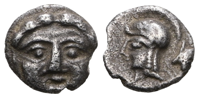 PISIDIA, Selge. Circa 300-190 BC. AR Obol.
Weight 0,87 gr - Diameter 8 mm.