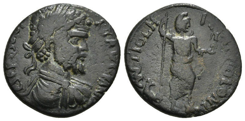 PISIDIA. Antioch. Septimius Severus (193-211). Ae.
Obv: L PIS PV PERT AVG IMP XI...