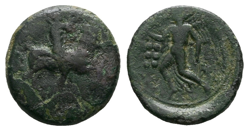 Sicily, Himera Hemilitra after 420, Æ 20.00 mm., 5.81 g.

Good Fine

Ex Navi...