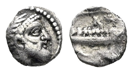 Phoenicia, Aradus 1/16 shekel circa IV century BC, AR 8.00 mm., 0.76 g.

About...